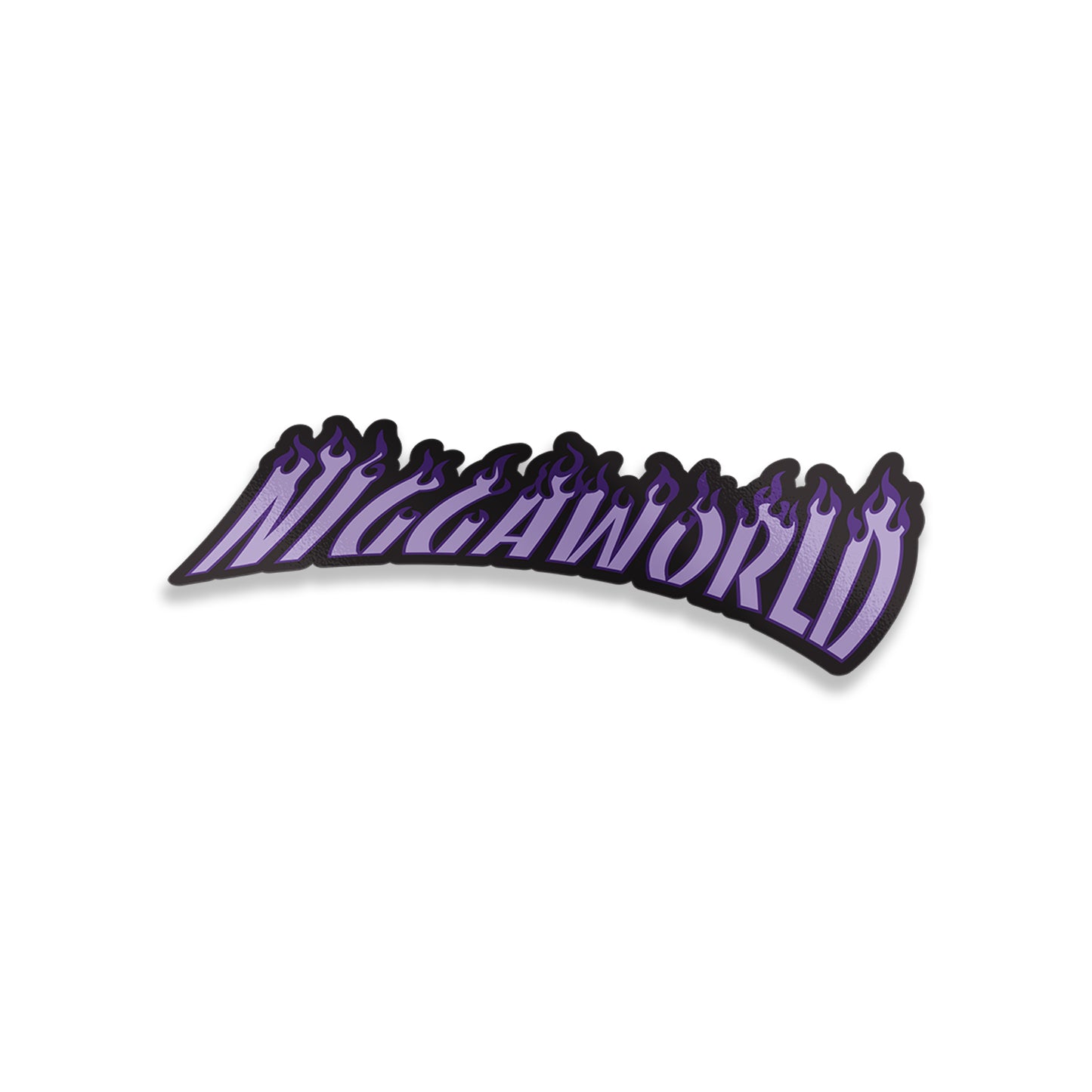 Niggaworld Flame Sticker