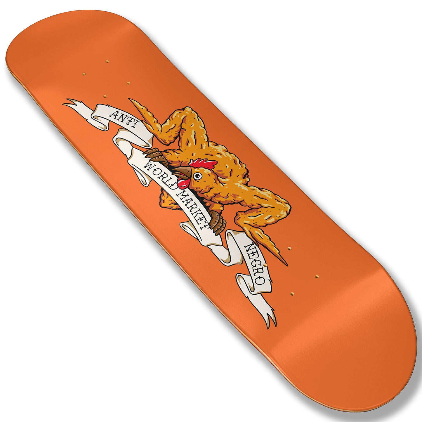 Anti-Negro Fried Chicken Skateboard Deck