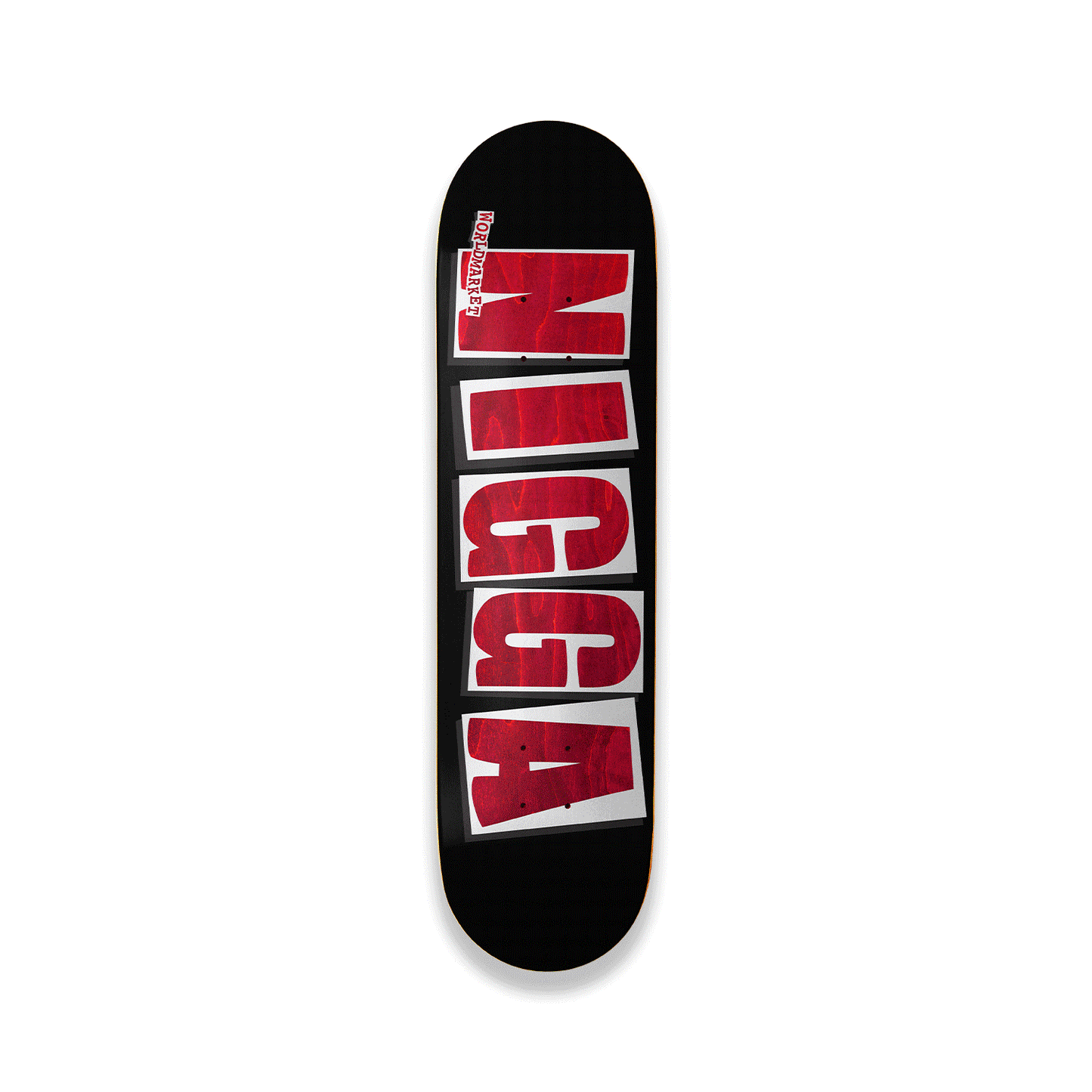 Black Naker Skateboard Deck