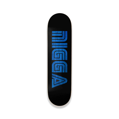 Black Nega Skateboard Deck