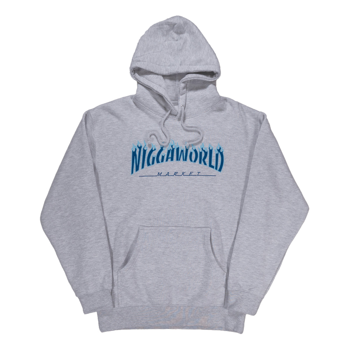 Niggaworld Hoodie Heather Grey