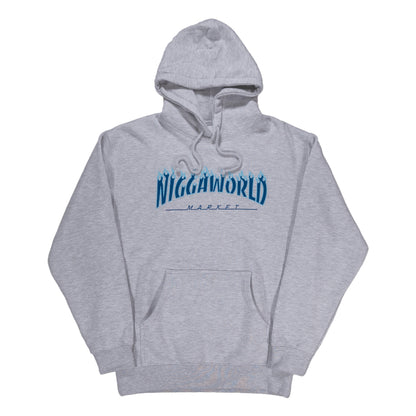 Niggaworld Hoodie Heather Grey