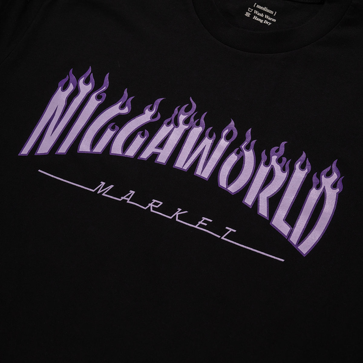 Niggaworld Tee Black