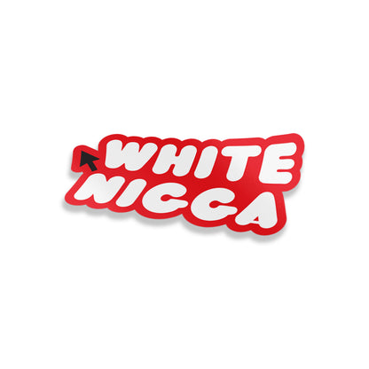 White Nigga Sticker